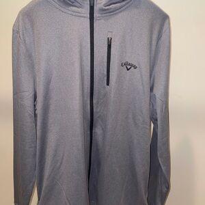Callaway Heather Gray Zip-Up Jacket
